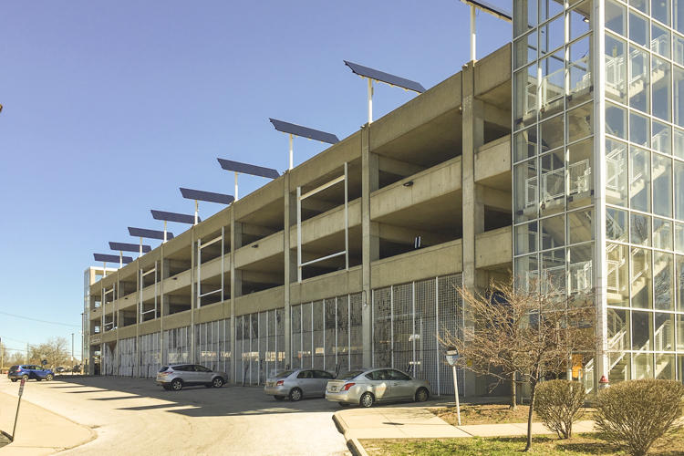 <span class="content-image-text">The parking garage off Tullamore Road</span>