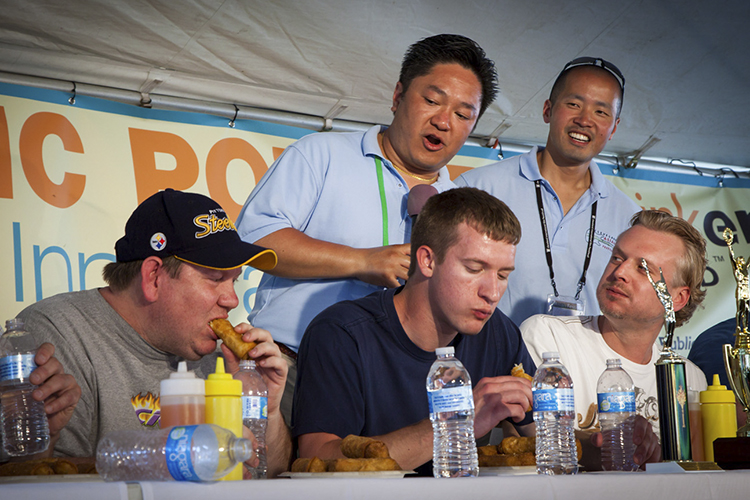 <span class="content-image-text">Egg roll eating contest</span>