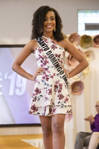 Santo Domingo Image after delivering her speech about her roots and history