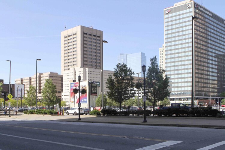 Site of the former Herald Building now.