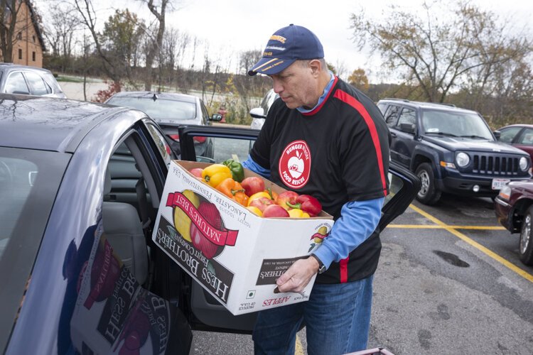 Food Rescue volunteerTom Cardello says he’s done at least 120 rescues this year.
