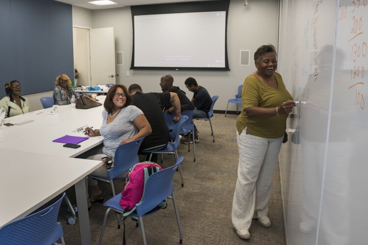 A GED prep program at PNC Fairfax Connection.