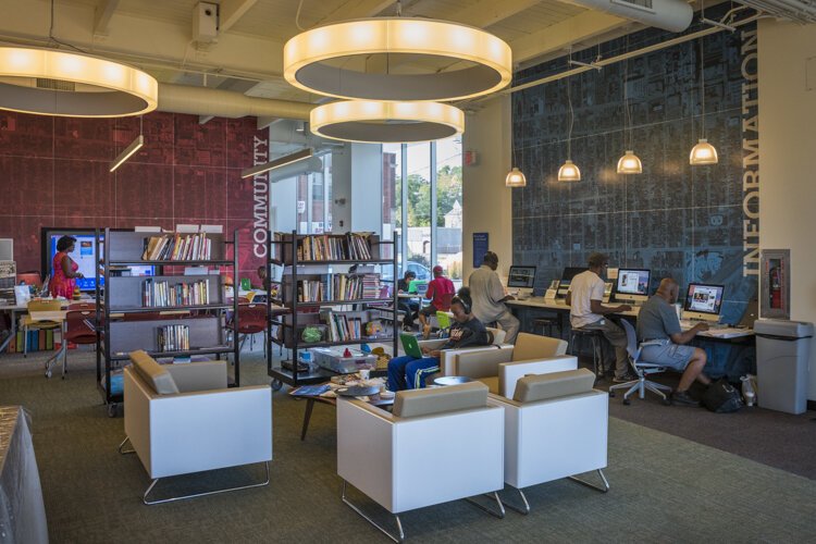 PNC Fairfax Connection is a $5 million, LEED-certified center.