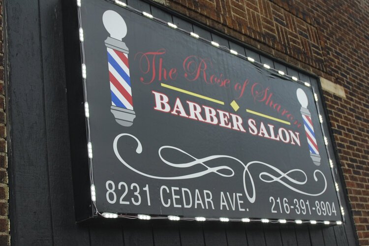 The Rose of Sharon Barber Salon opened in 2011 in Cleveland's Fairfax neighborhood.