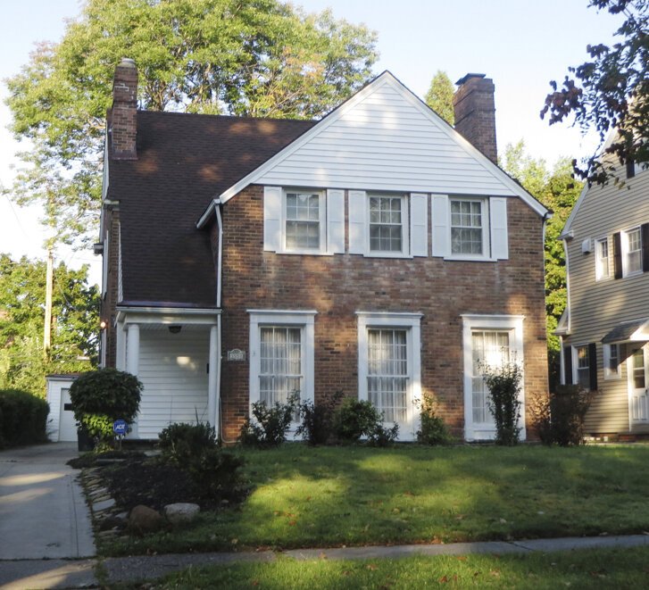 The first “Straw Buy” house, in Shaker Heights.