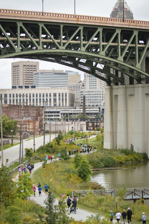 <span class="content-image-text">Centennial Trail 5K 2018 - photo Kyle Lanzer/Cleveland Metroparks</span>