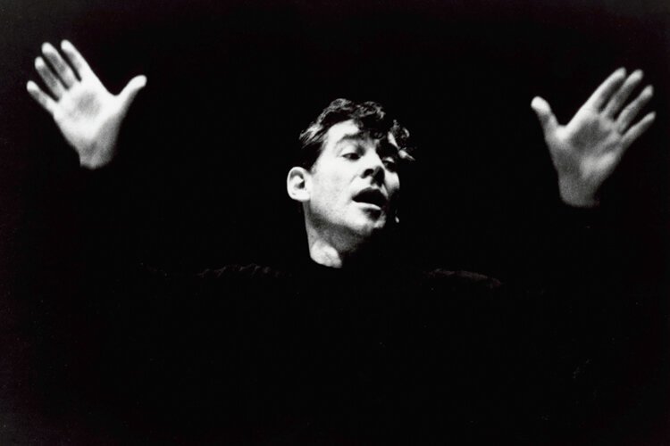 Leonard Bernstein, 1956.