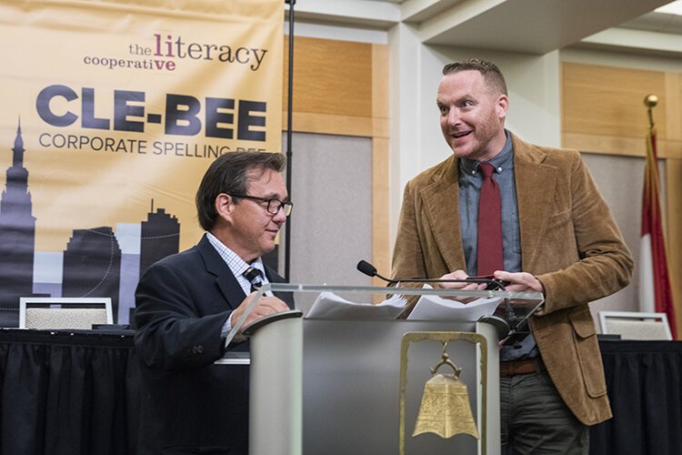 Cleveland journalist Mike McIntyre and comedian Mike Polk Jr. hosted this year's event.