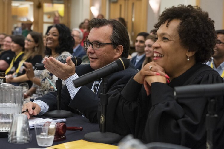 Cleveland Municipal Court Judge Emanuella Groves presided over the event.