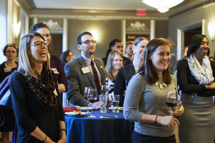 The Lotus Club is located in the Taplin Room at Severance Hall.