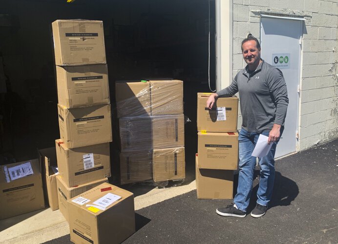 Pulsar can crank out 2.5 million masks a week after partnering with Barry Jacobson, president of Chagrin Falls-based promotional products company KMK.