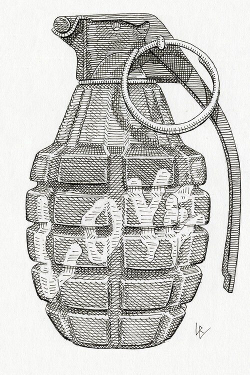 "Love Grenade" by Leigh Brooklyn