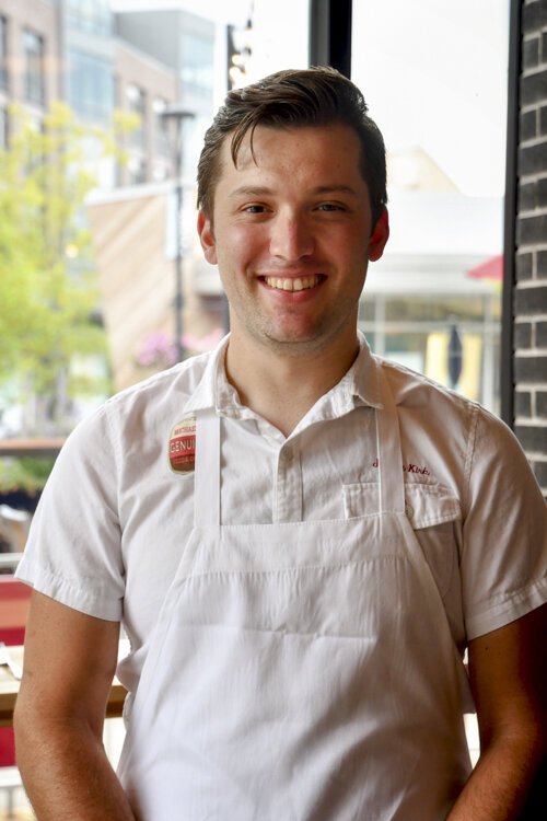 <span class="content-image-text">Jordan Kirk, chef de cuisine at Dirty Bird</span>