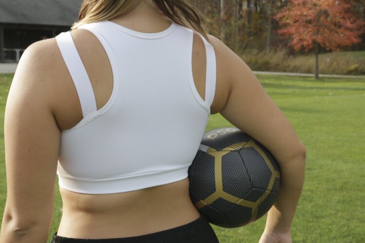 Bust A Move, one of the pitch contest finalists, utilizes engineering principles to design sports bras for bustier athletes.