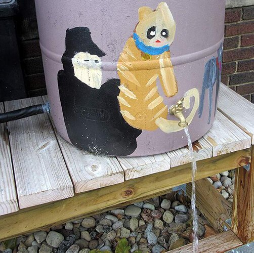 <span class="content-image-text">St. Casimir was the first local church to go green in 2018, and the rain barrels around the property are painted with images of the many animals that have been saved at the church over the years.</span>