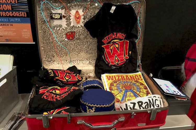 Wizbang merchandise for sale Feb. 1 at Cleveland Public Theater.