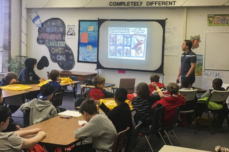 Kids’ Comic Con at the Coventry P.E.A.C.E. campus.