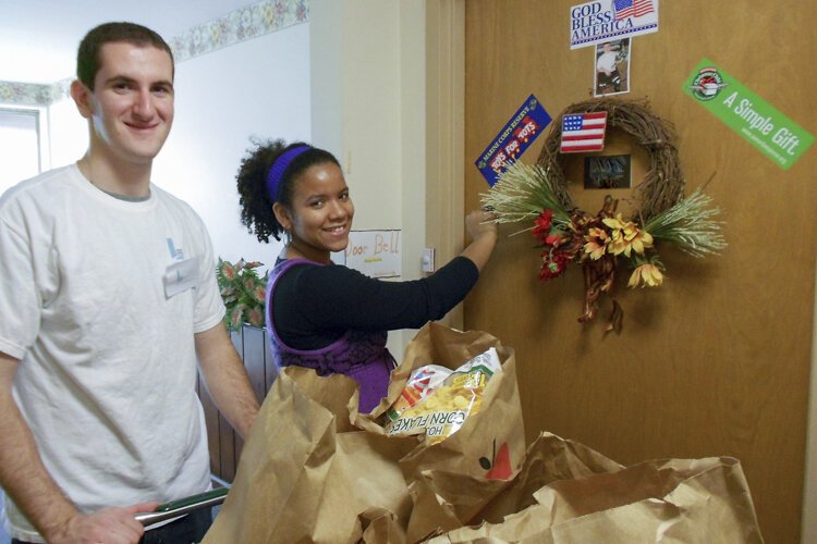 The Greater Cleveland Food Bank facilitates monthly door-to-door delivery of free, fresh produce and other grocery items to seniors living in five subsidized housing complexes.