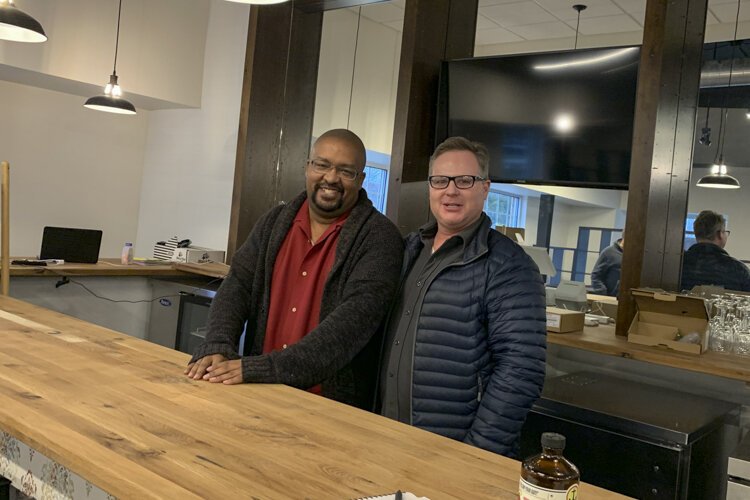 Shawn Brown (left) and Michael Miller of Picnic Hill Market Cafe.