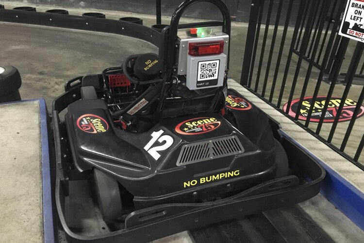 Inventor Ian Charnas' latest creation puts a new spin on go-karting.