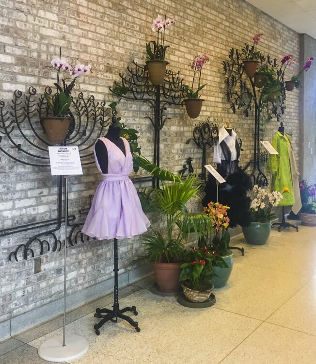 Nature-based dress designs from the Kent State University Fashion School.