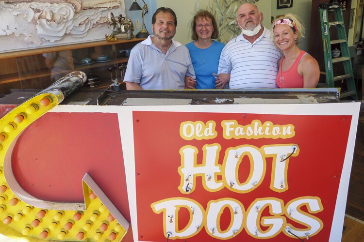 Old Fashion Hot Dog owners Loretta and Tom Sorma (left