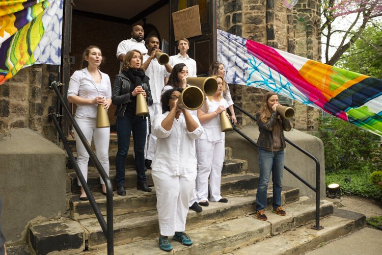 Cleveland Public Theatre’s annual STATION HOPE, a one night event of entertainment and art inspired by the history of St. John's Church and the Underground Railroad.