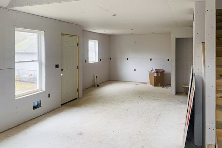 Property Improvement Specialists president Adam Metz has doing renovations in Euclid since 1994, but the Pasnow home is his first swing at an open floor plan.