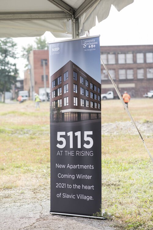 NRP Group Breaks Ground on 5115 at The Rising, a multifamily property in Cleveland's Broadway-Slavic Village Neighborhood.