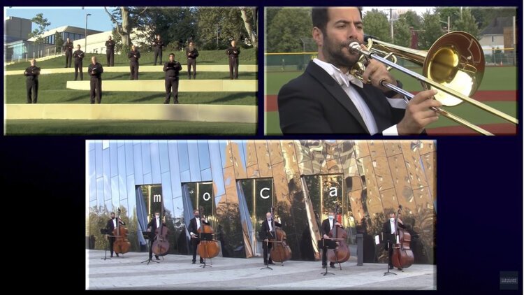 Musicians of The Cleveland Orchestra create Beethoven 9 Project, a video filmed throughout Greater Cleveland