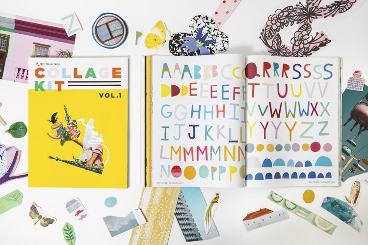 Free Period Press Collage Kit