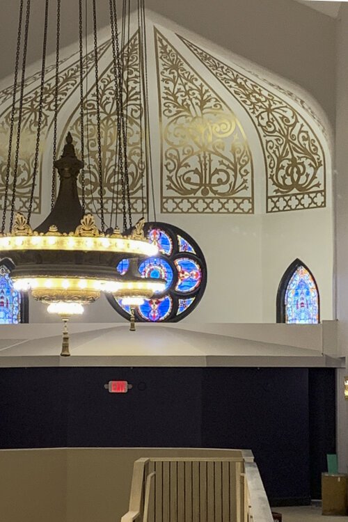 The alter area in the San Sofia Luxury Apartments.