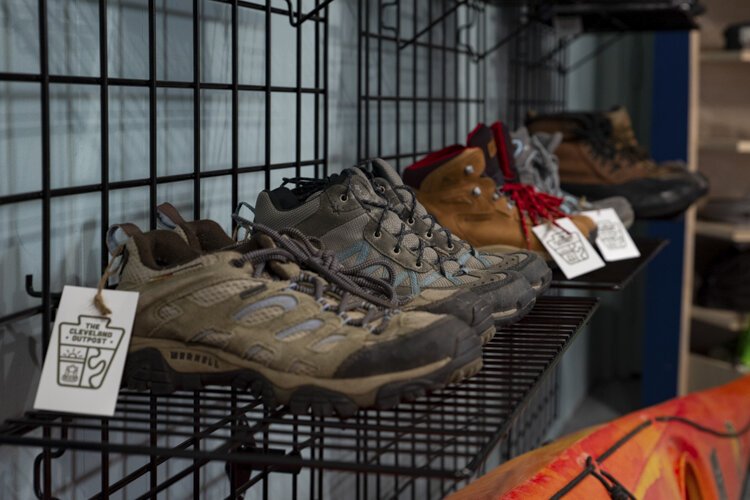 The Cleveland Outpost sells a mix of 80% used equipment and 20% new gear.