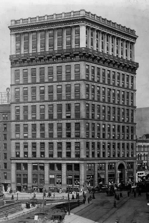 Williamson Building on Public Square, ca. 1910