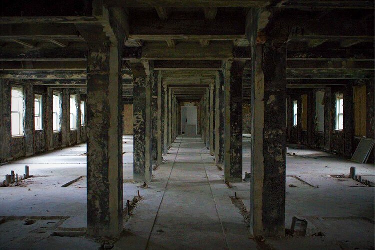 <span class="content-image-text">Interior first floor of the former YWCA complex.</span>