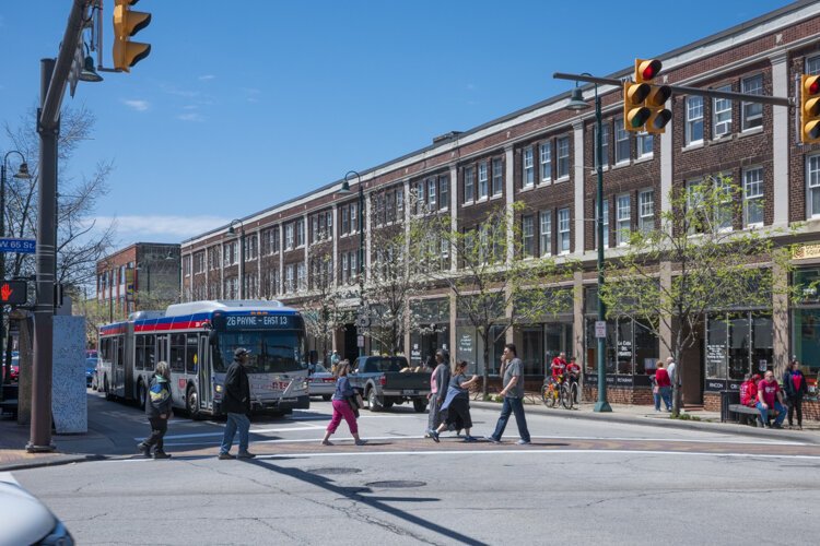 Gordon Square in the Detroit Shoreway Neighborhood