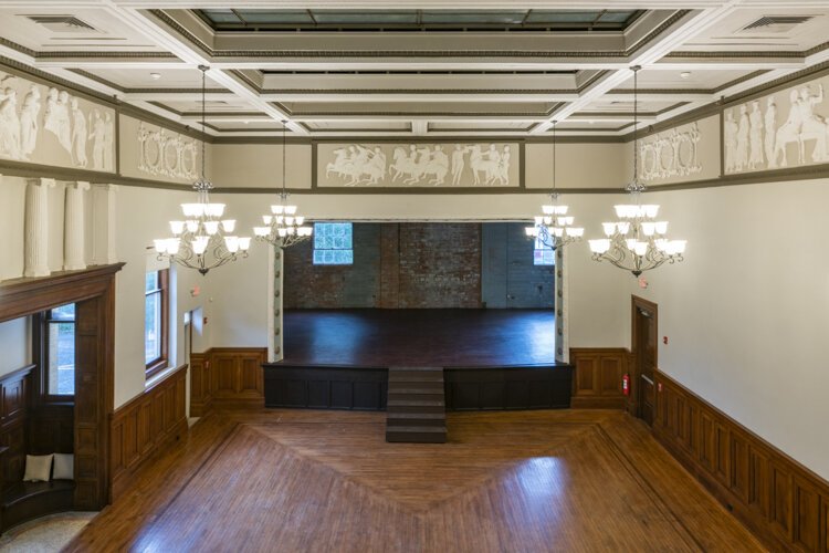 Interior of the Olney Gallery.