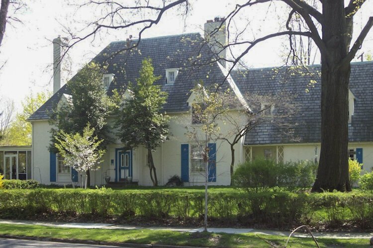 This house at 18428 Parkland Drive was built in 1924.