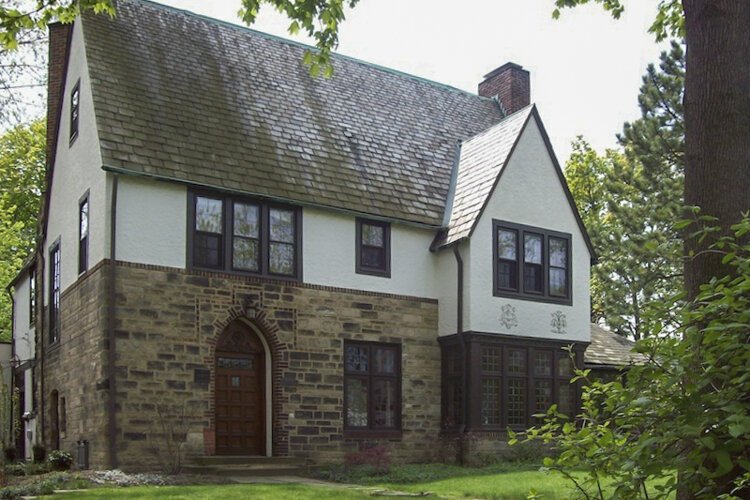 This home located at 18500 Parkland Drive was built in 1924 and designated a landmark on June 27, 1983.