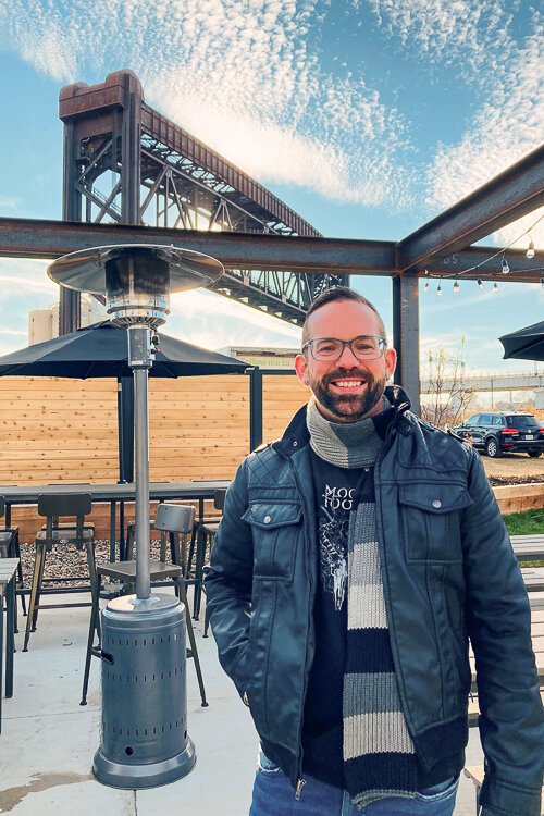 <span class="content-image-text">Adam May at BrewDog Cleveland</span>