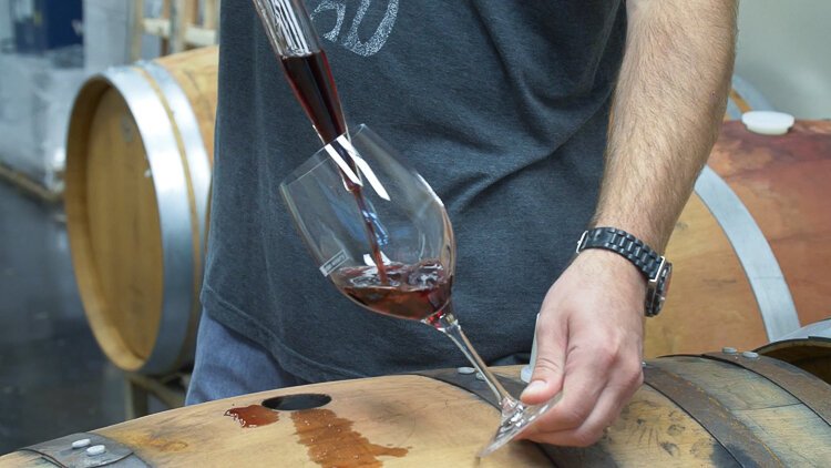 Still from filmmaker Carl Kriss’s doumentary “Creating Community Through Wine: The CLE Urban Winery”