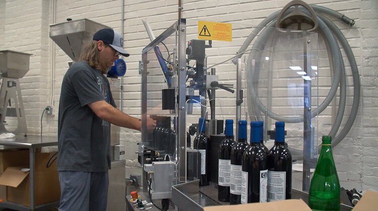 Still from filmmaker Carl Kriss’s doumentary “Creating Community Through Wine: The CLE Urban Winery”