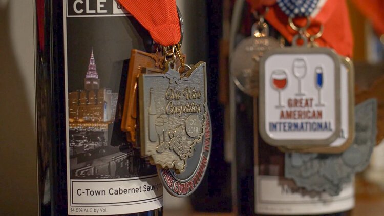 Still from filmmaker Carl Kriss’s doumentary “Creating Community Through Wine: The CLE Urban Winery”