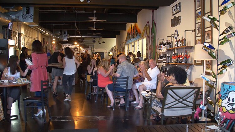 Still from filmmaker Carl Kriss’s doumentary “Creating Community Through Wine: The CLE Urban Winery”