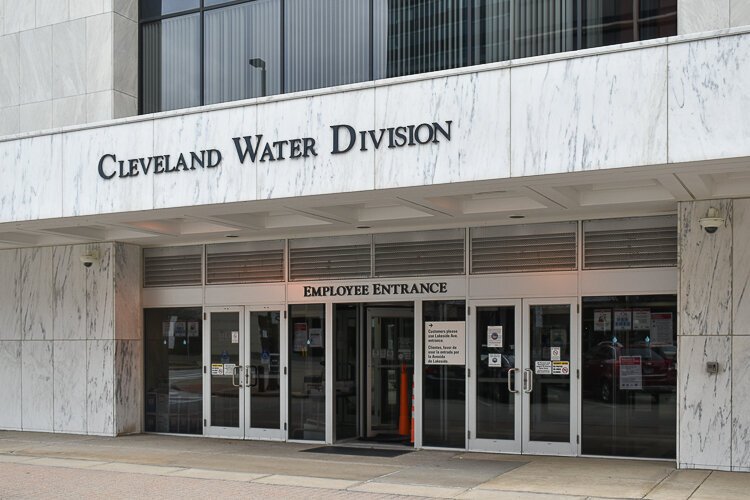 The Cleveland Water Department building in downtown Cleveland