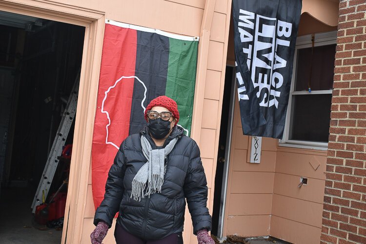 Janet Gill-Cooks at her home in Garfield Heights. Like thousands of other Clevelanders  she’s gotten behind on her utility bills after losing her job during the pandemic last year, and has been struggling to catch up.