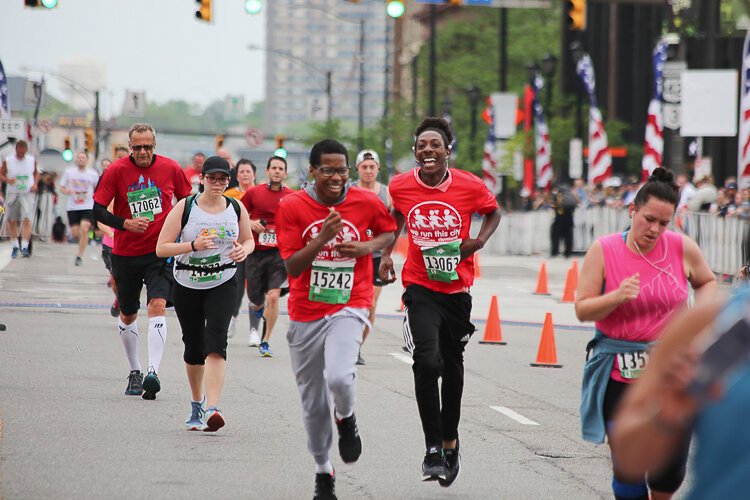 Past We Run This City participants take part in Cleveland Marathon