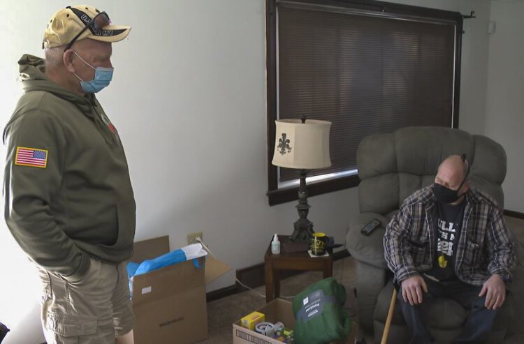 Lake County veteran, Don Buckholz and Army veteran and Cleveland resident,Terrance Dewalt