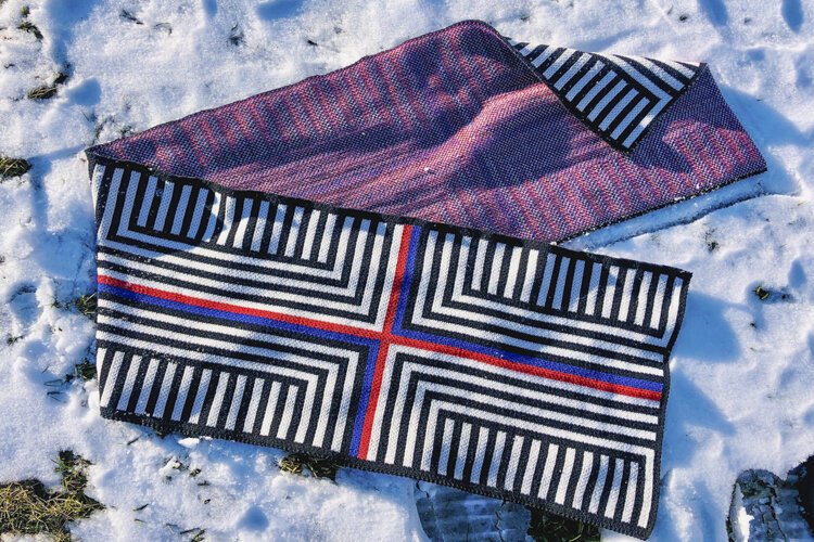 Throughout 2021 LAND is partnering with some of Cleveland's most talented artists to create unique gift items to commemorate 10 years starting with this scarf designed by local textile artist Molly Fitzpatrick of DittoHouse.