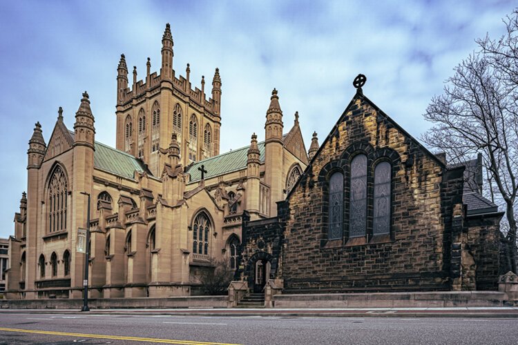 <span class="content-image-text">Schweinfurth designed Trinity Episcopal Cathedral—one of the city’s most remarkable churches.</span>